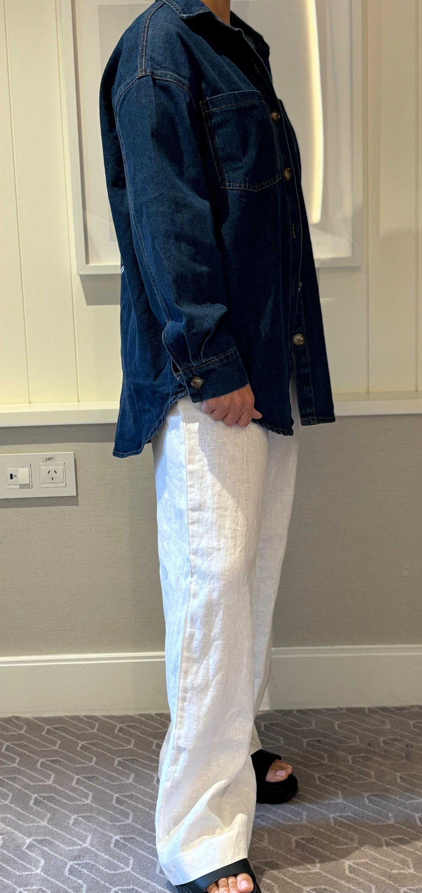 Bowie Denim Shacket