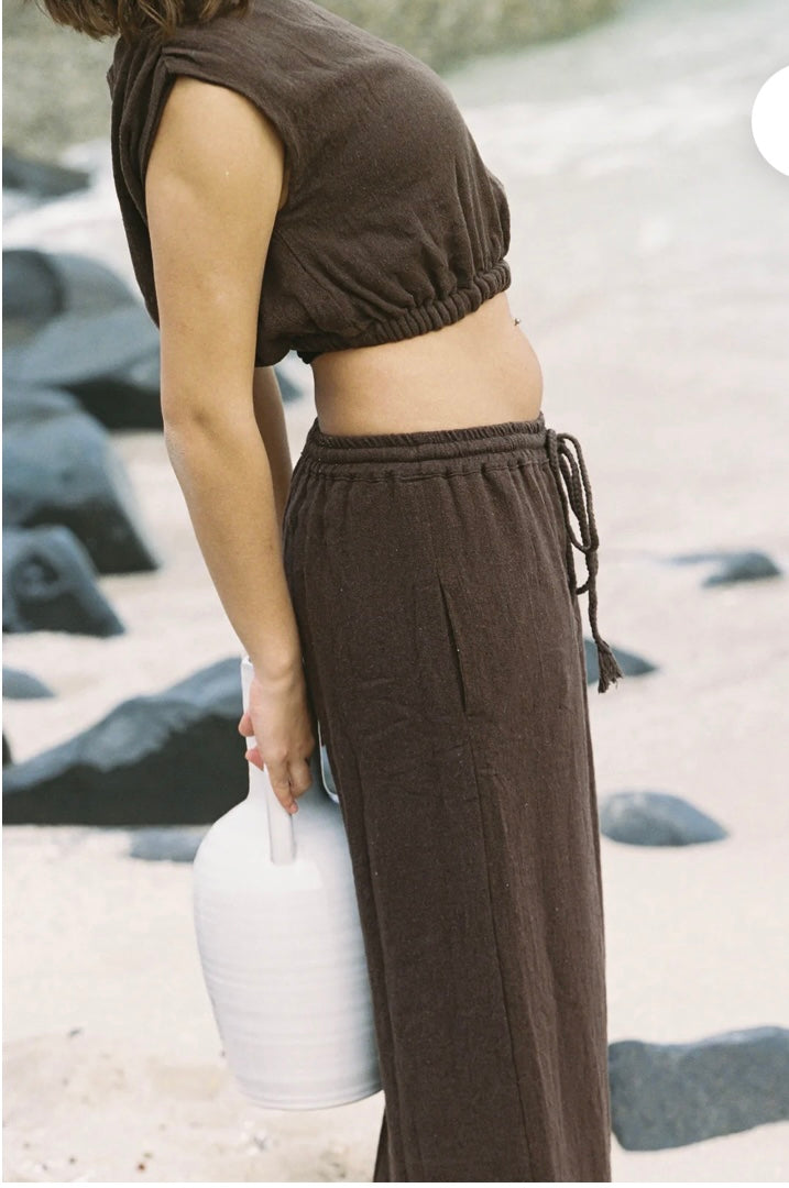 Mila Top - Chocolate