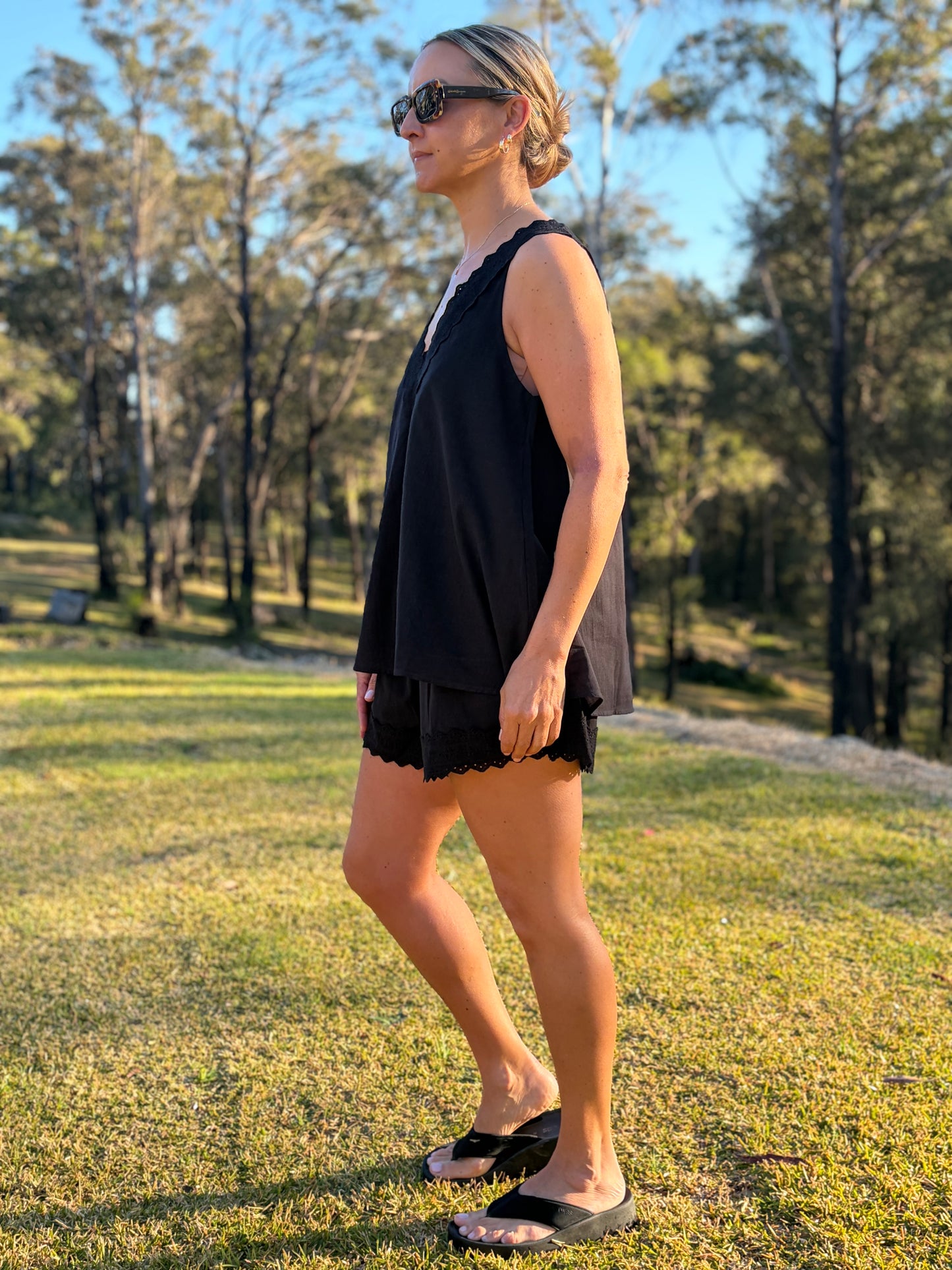 Lottie Cotton Set - Black