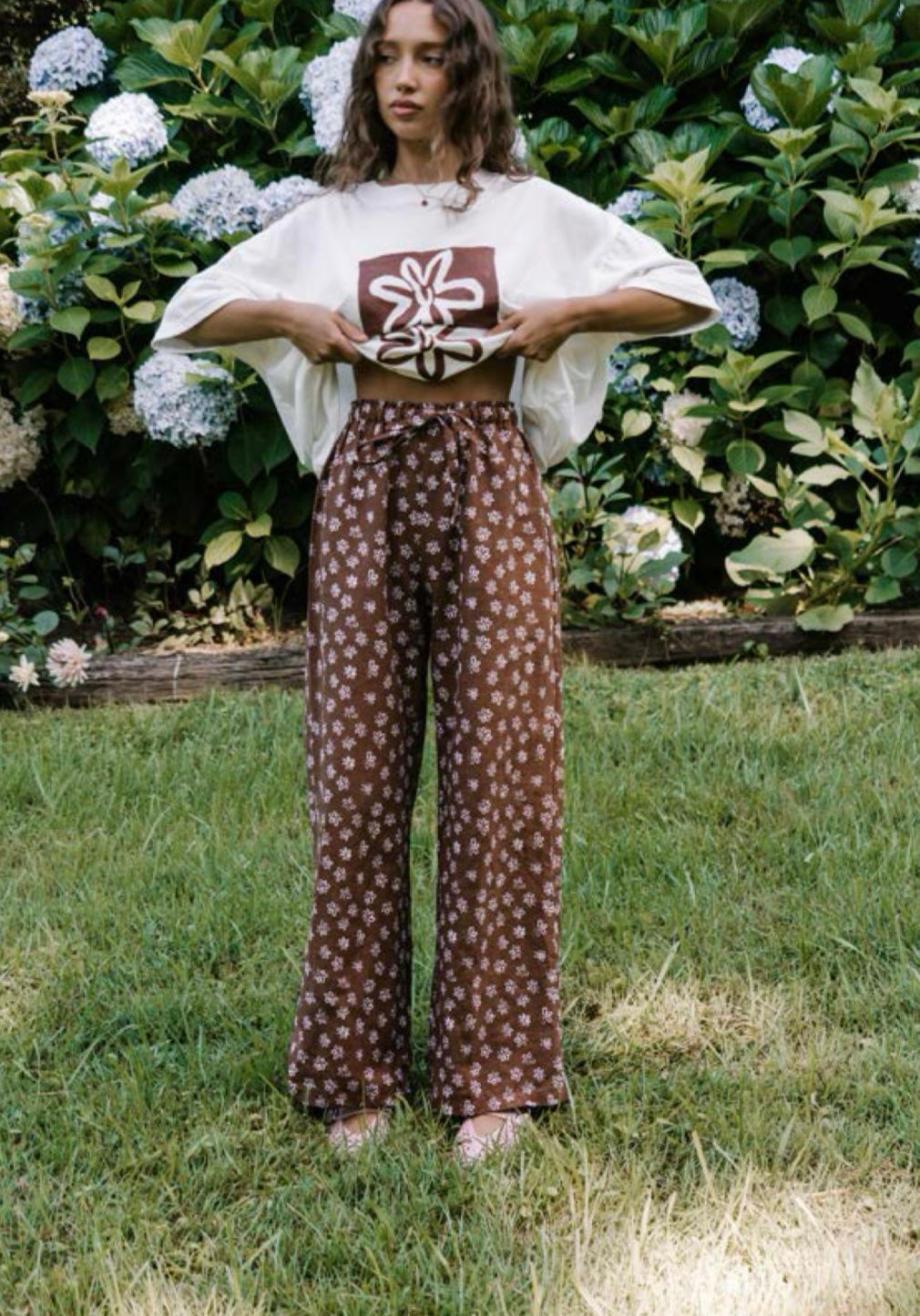 Bobbi Pants Fleur Mocha