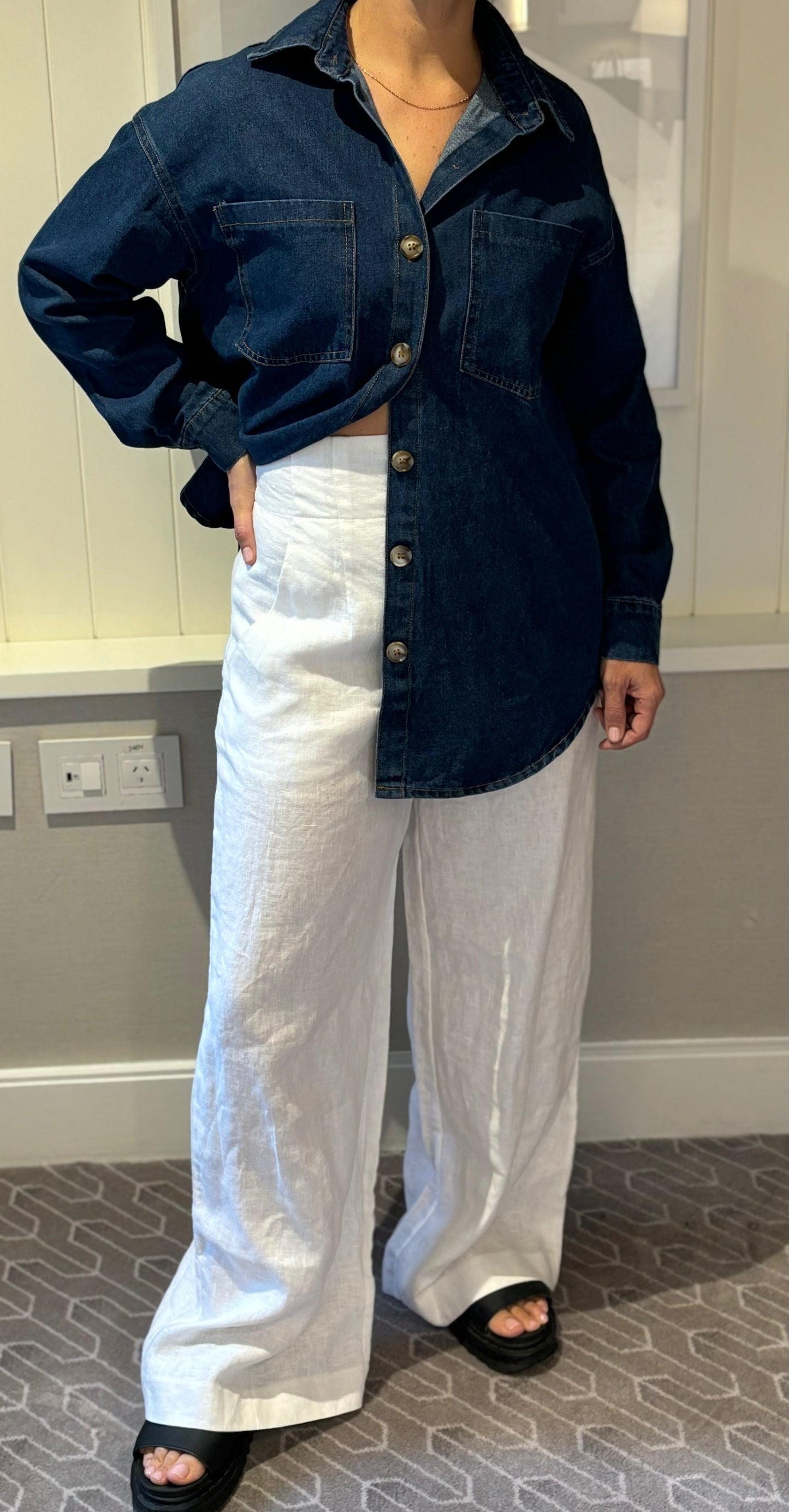 Bowie Denim Shacket