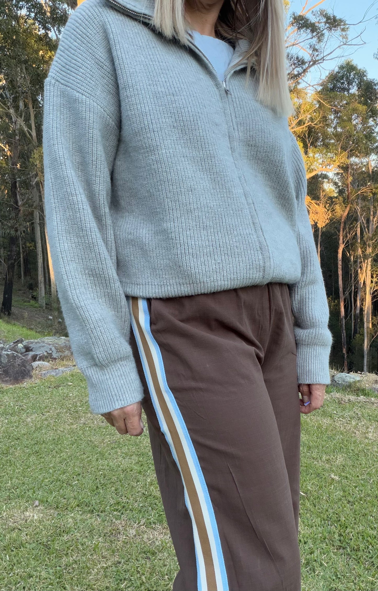 The Storm Cardigan in Grey