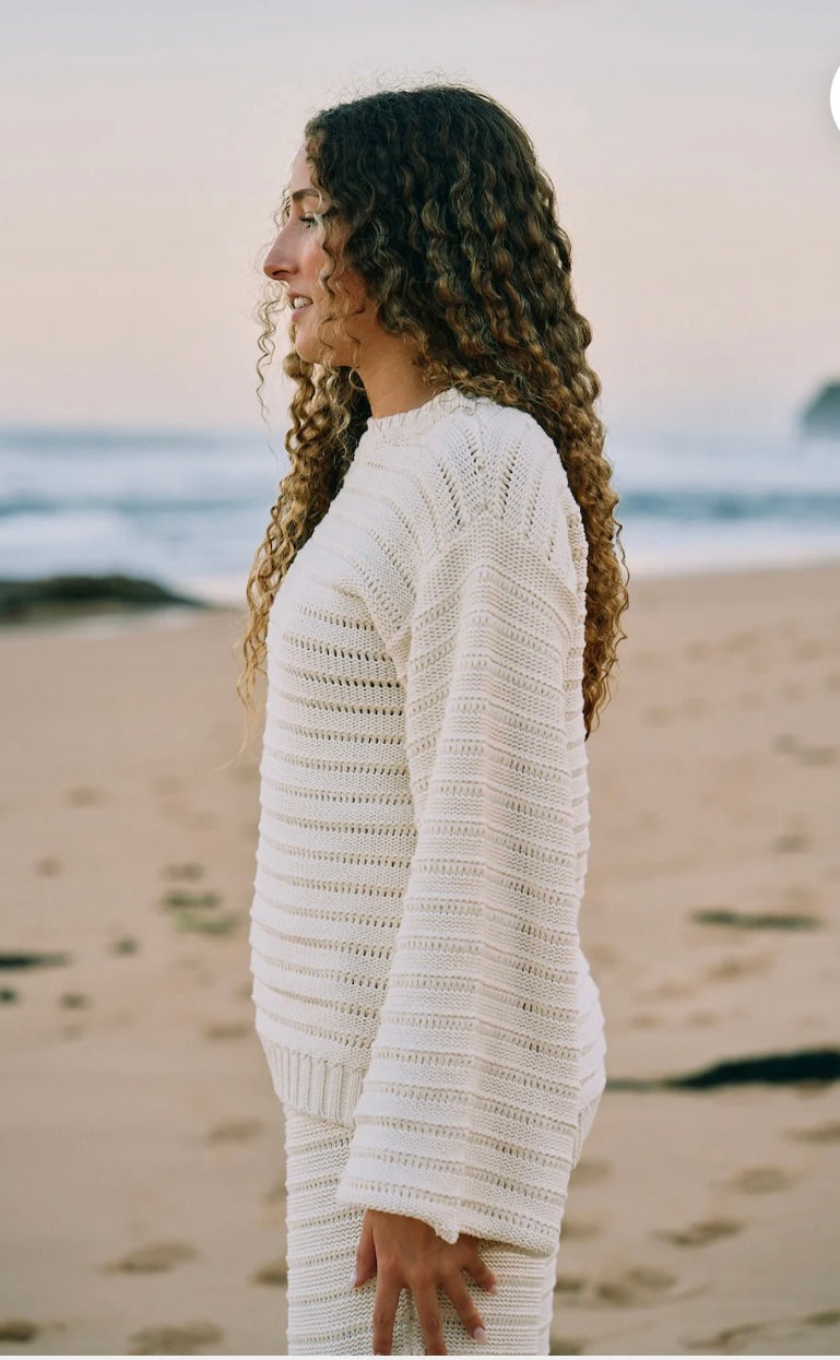 Willow knit jumper Cream