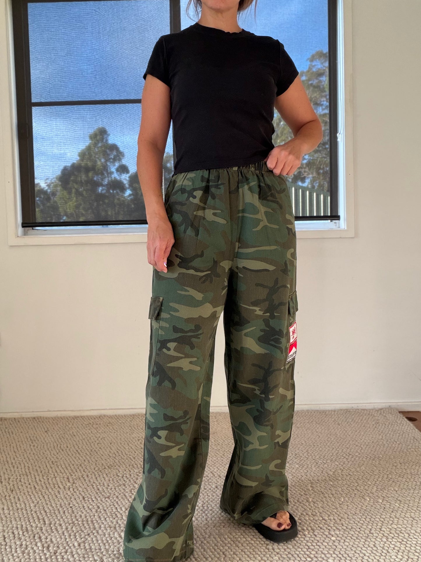 By Frankie Camo Cargo Pants