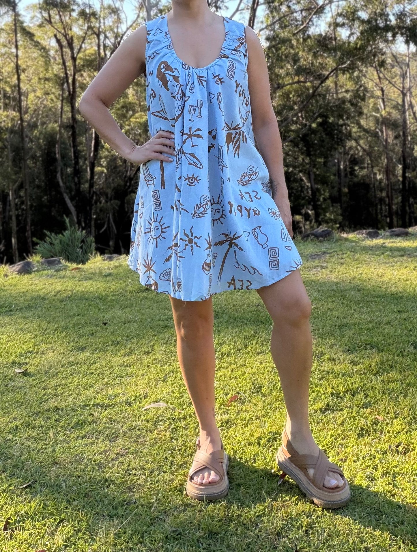 Sea Gypsy Dress in Blue