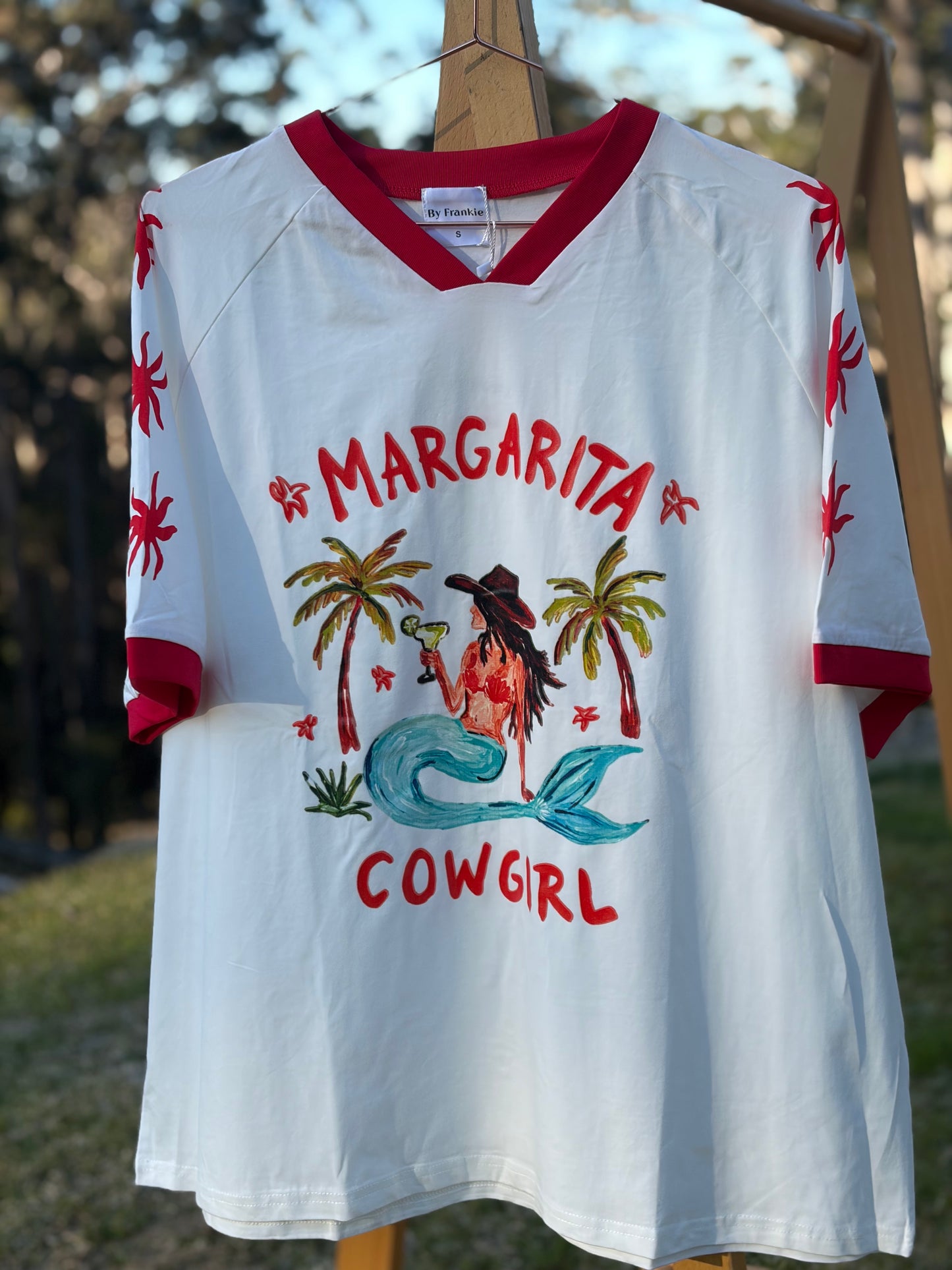 Margarita Cowgirl Tee in white