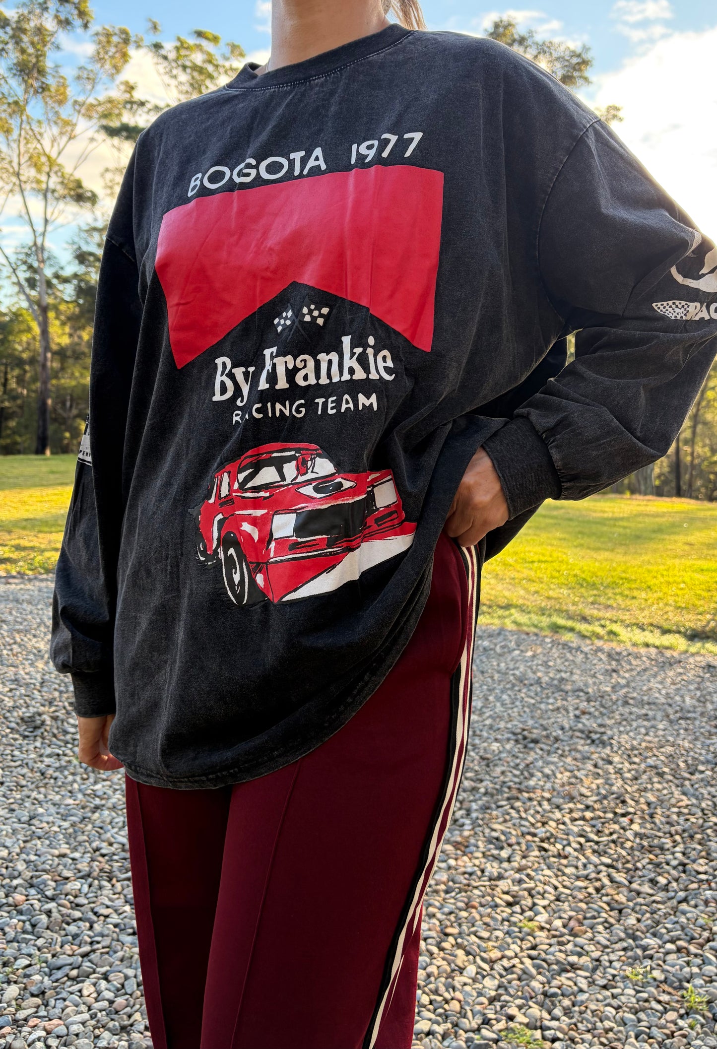 Bogotá 1977 Racing Tee Black