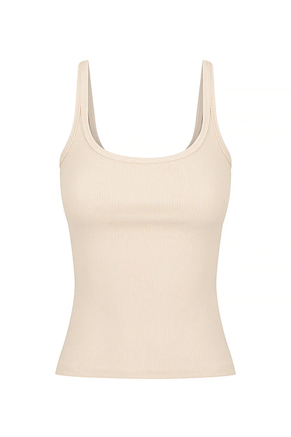 Ribbed Cotton Tank