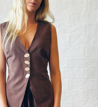 Frankie Chocolate Vest