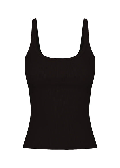 Ribbed Cotton Tank