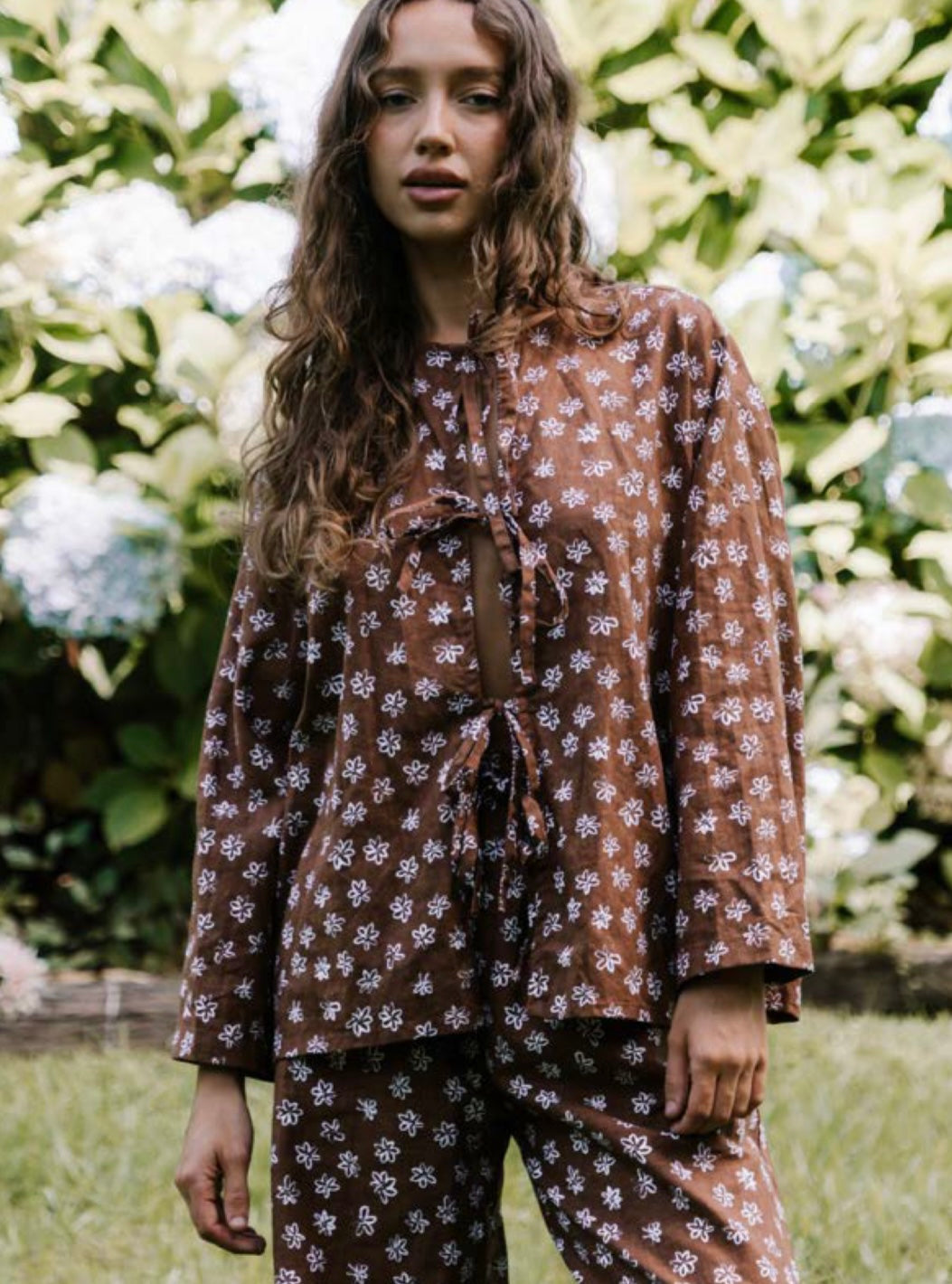 Belle Top Fleur Mocha