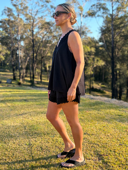 Lottie Cotton Set - Black
