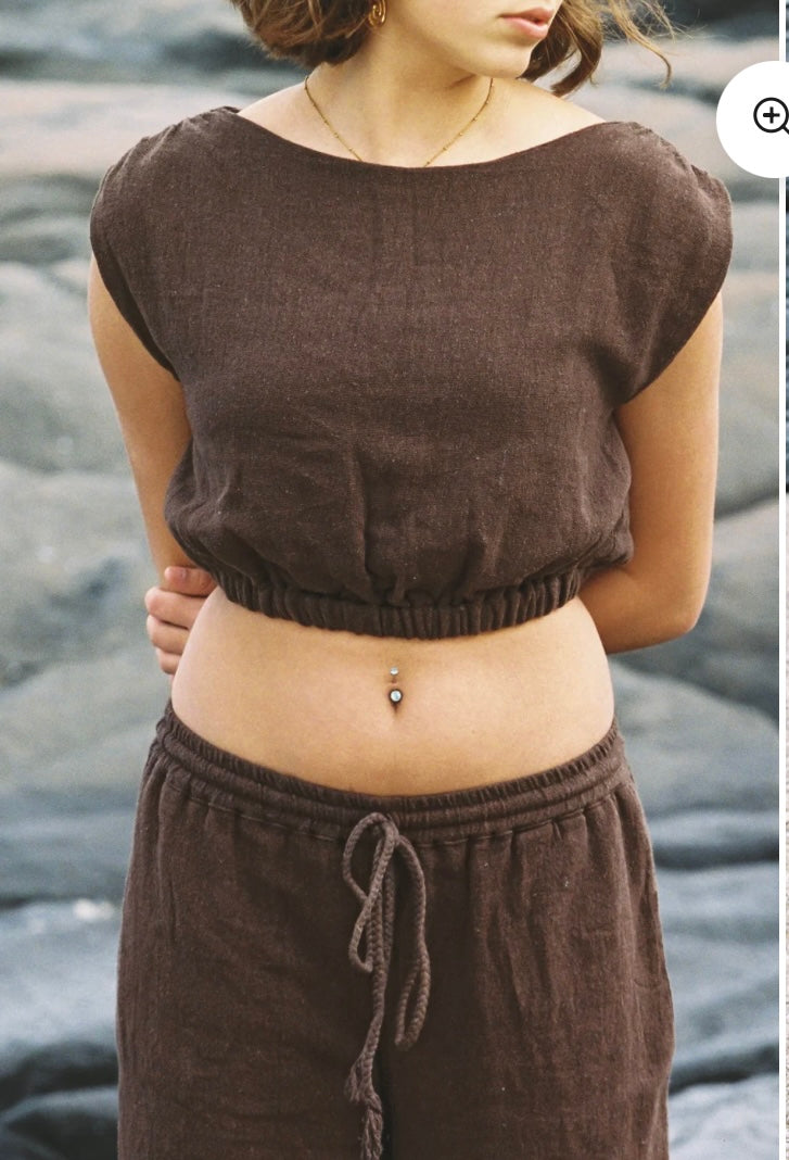 Mila Top - Chocolate