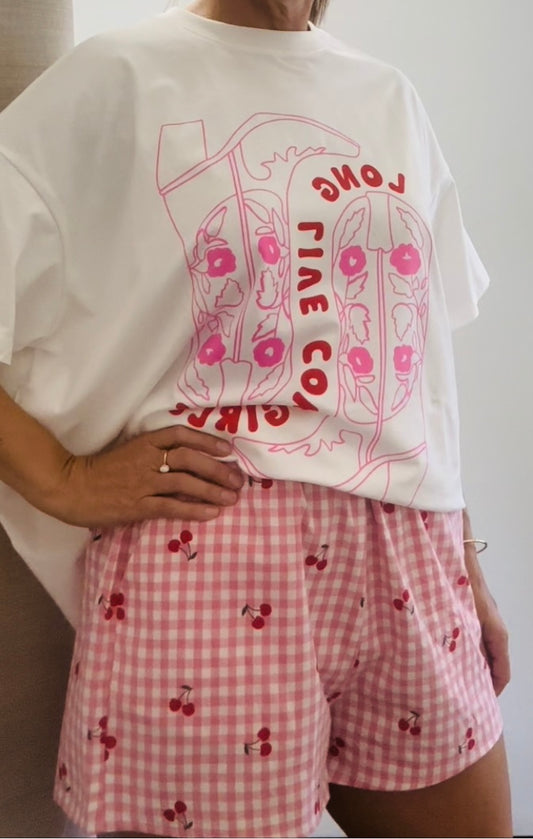 Pink Cherry Shorts