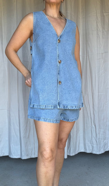 By Frankie Aria Denim Set