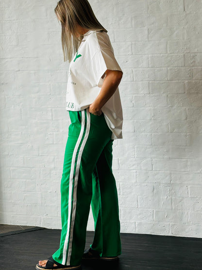 Green Racer Pants