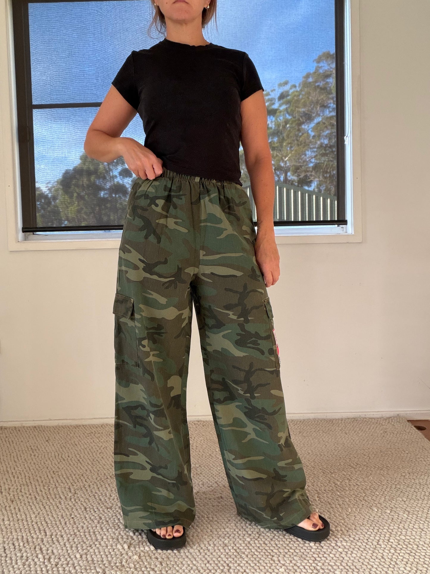By Frankie Camo Cargo Pants