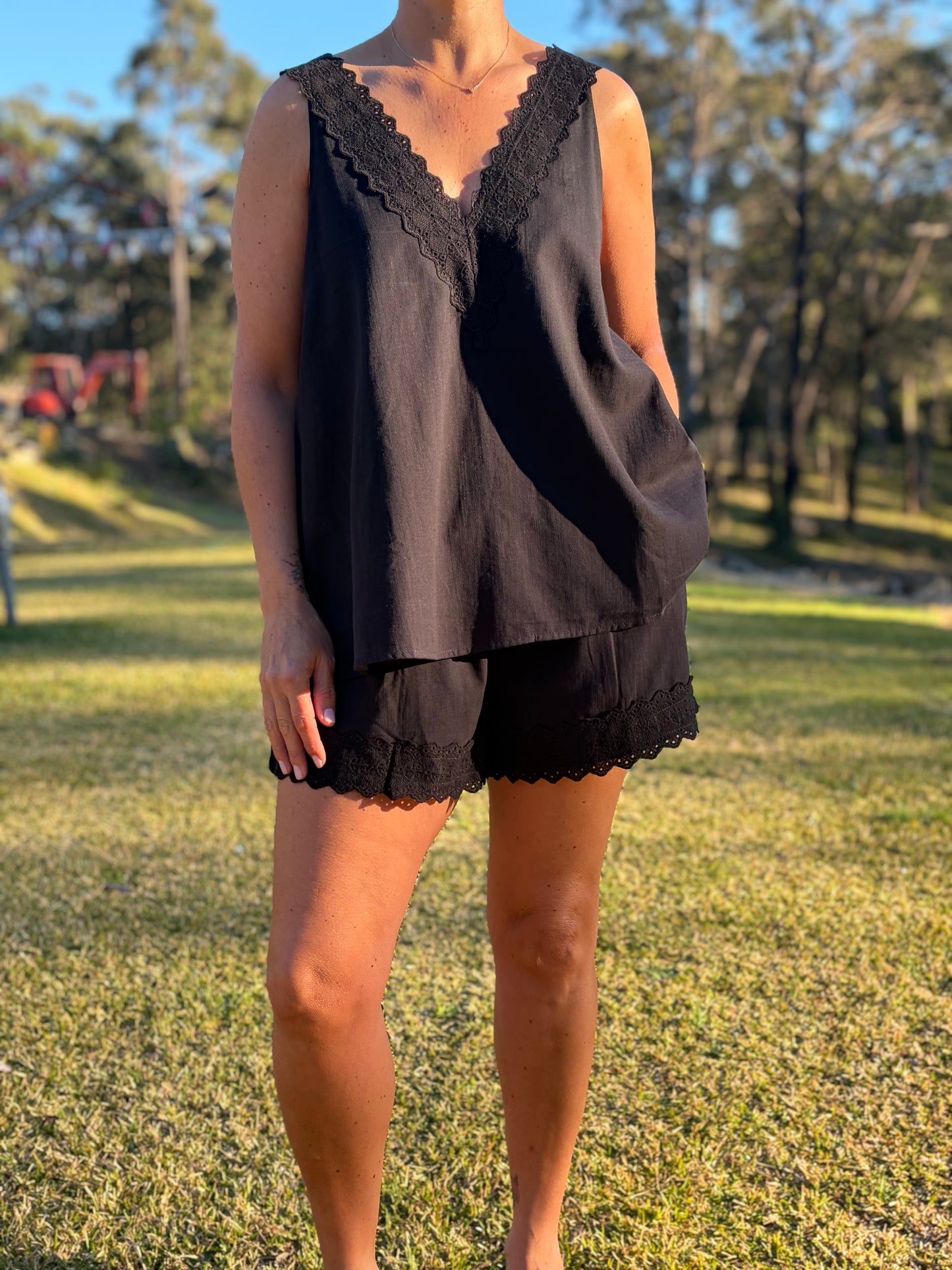 Lottie Cotton Set - Black
