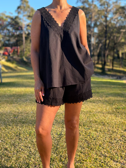 Lottie Cotton Set - Black