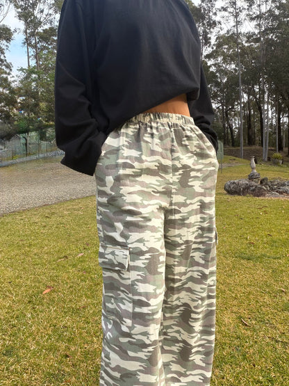 By Frankie Camo Cargo Pants
