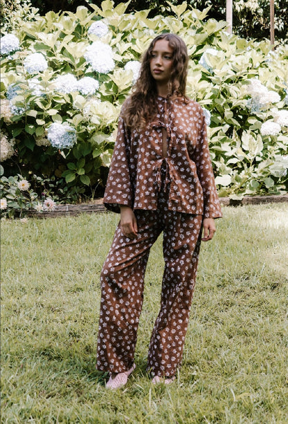 Belle Top Fleur Mocha