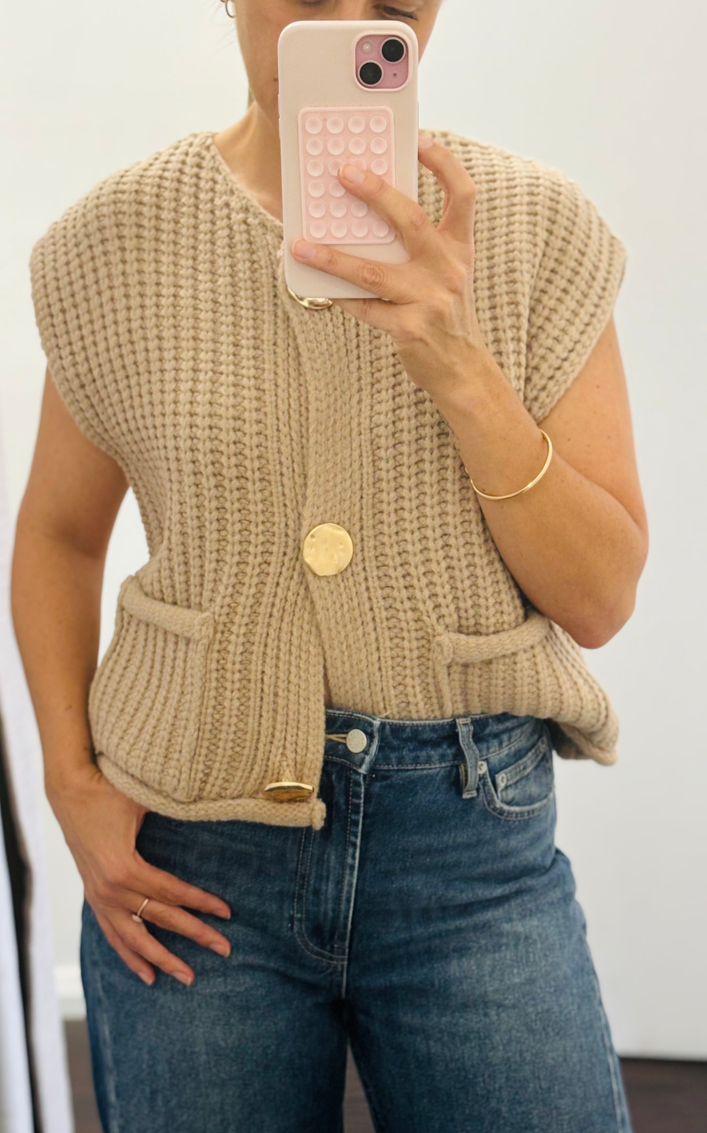 Victoria Vest Camel