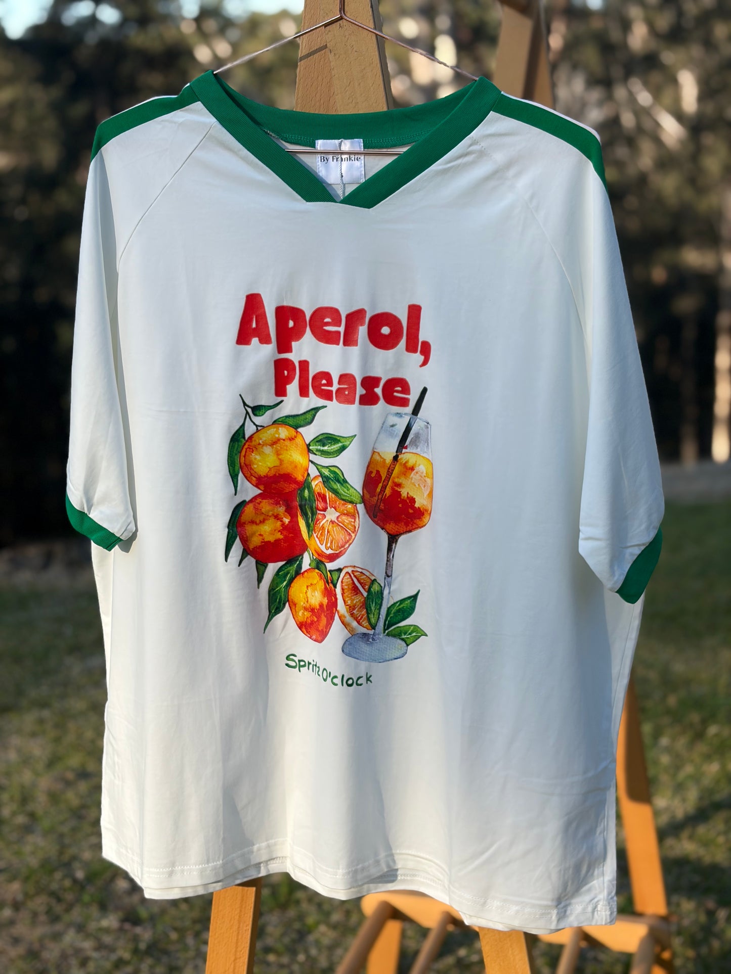 Aperol Spritz Tee in White