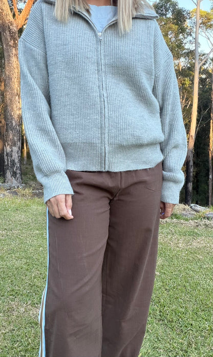 The Storm Cardigan in Grey