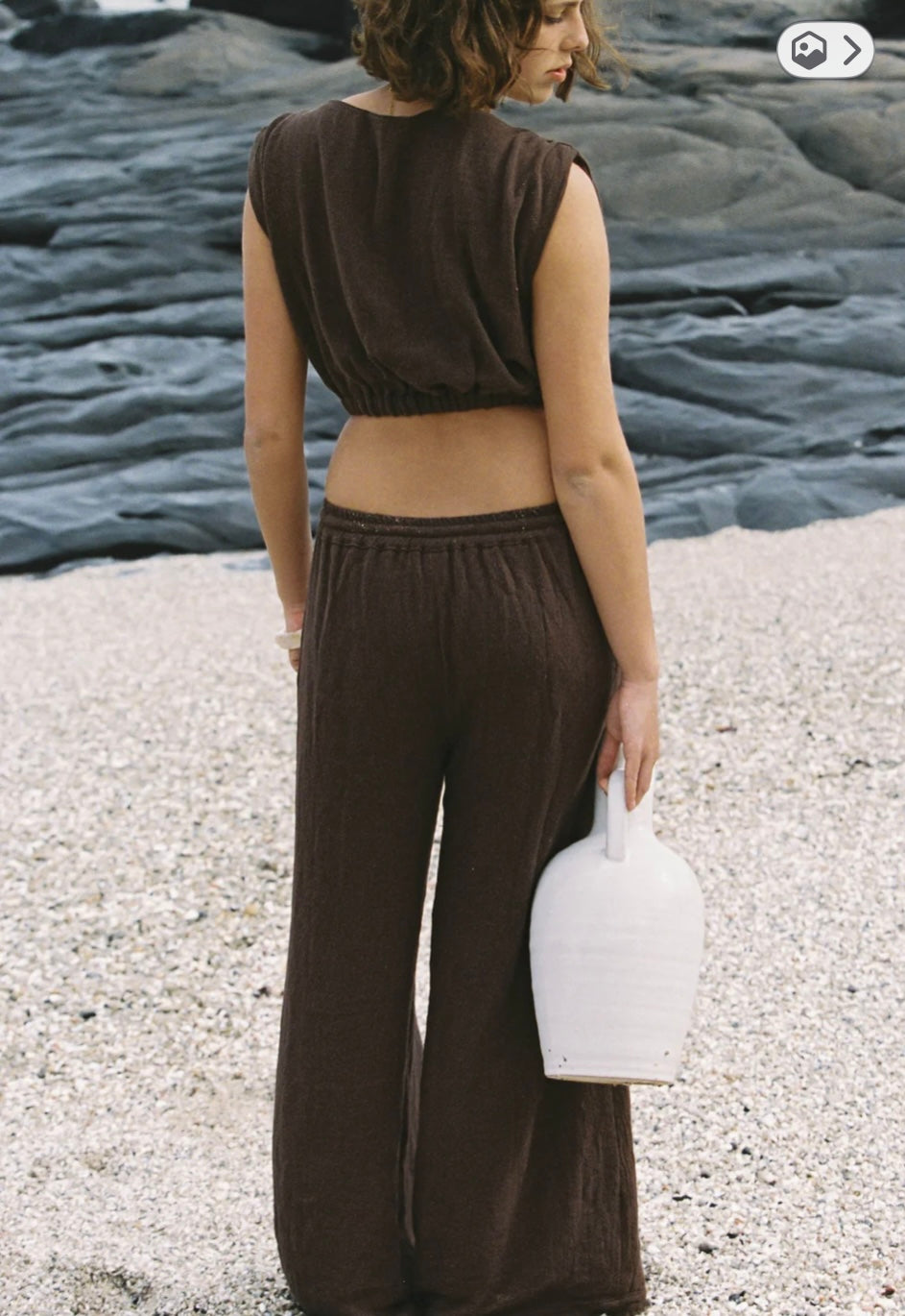 Mila Top - Chocolate
