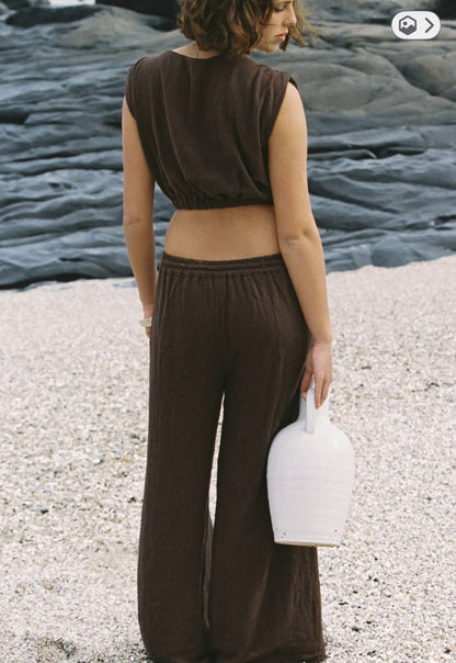 Mila Top - Chocolate