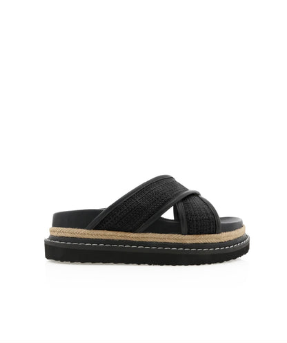 Alysha Black Raffia