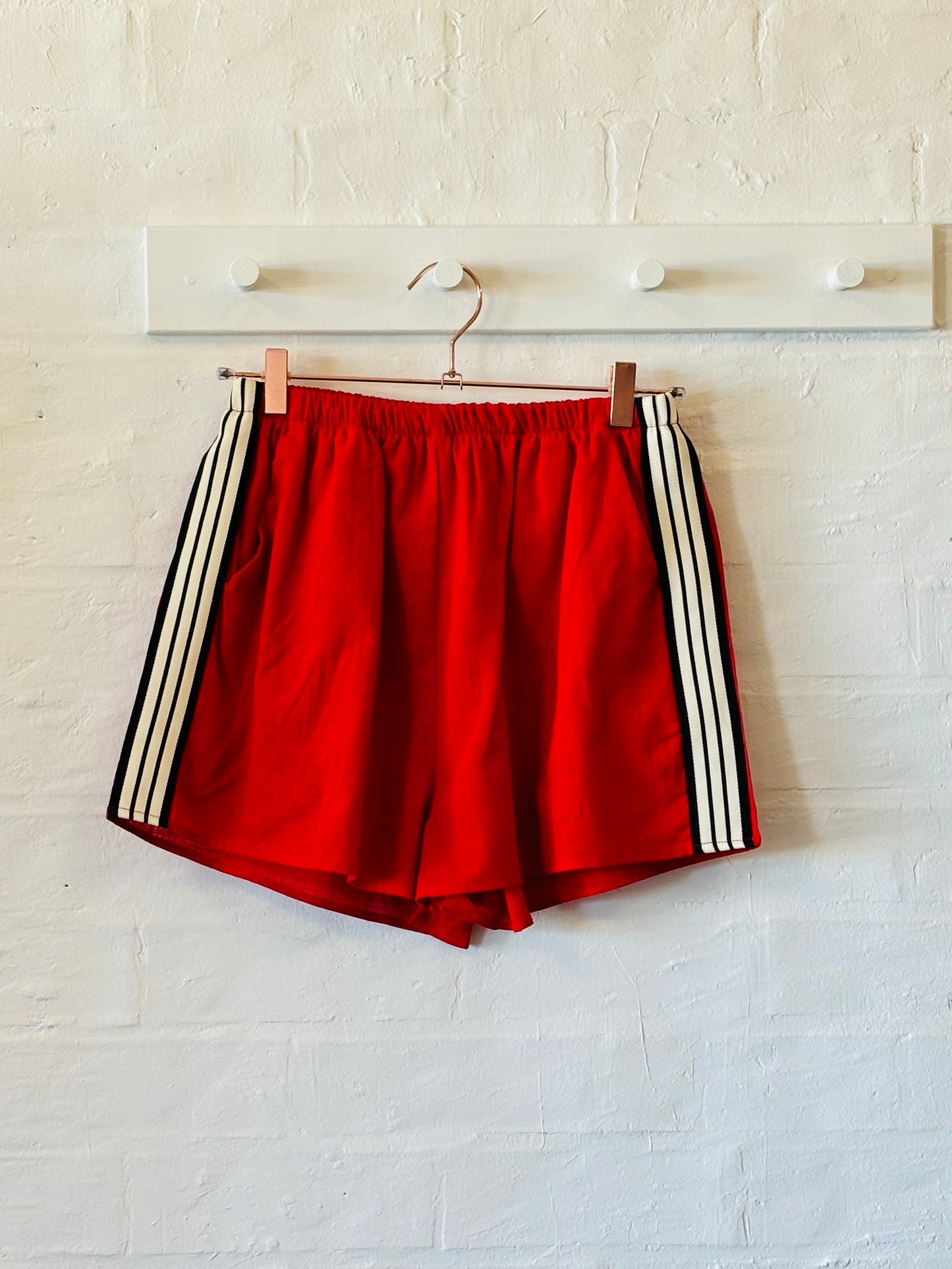 Red Racer  Shorts