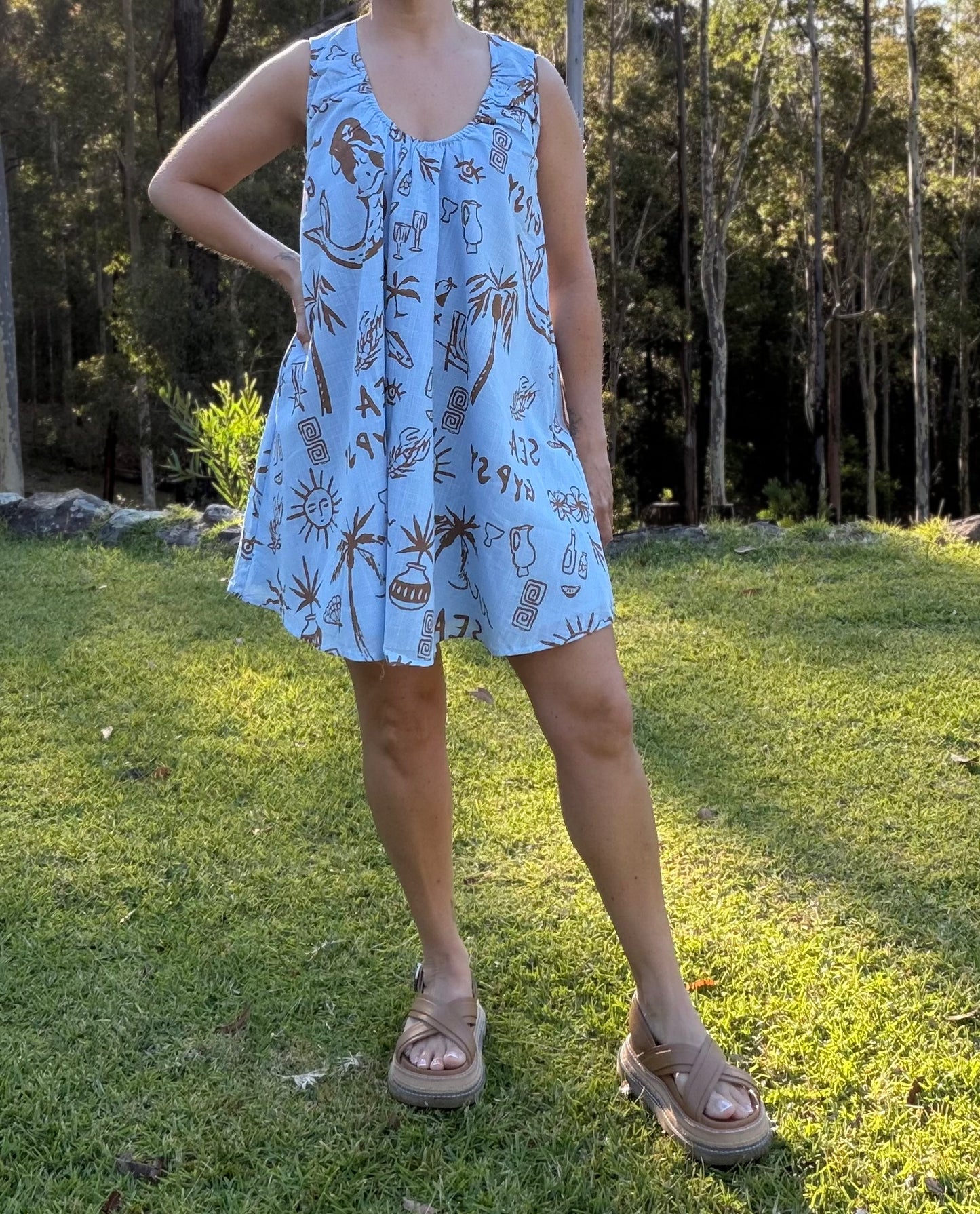 Sea Gypsy Dress in Blue