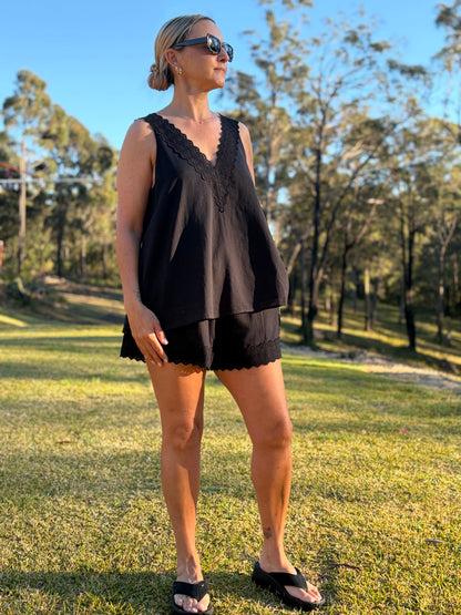 Lottie Cotton Set - Black