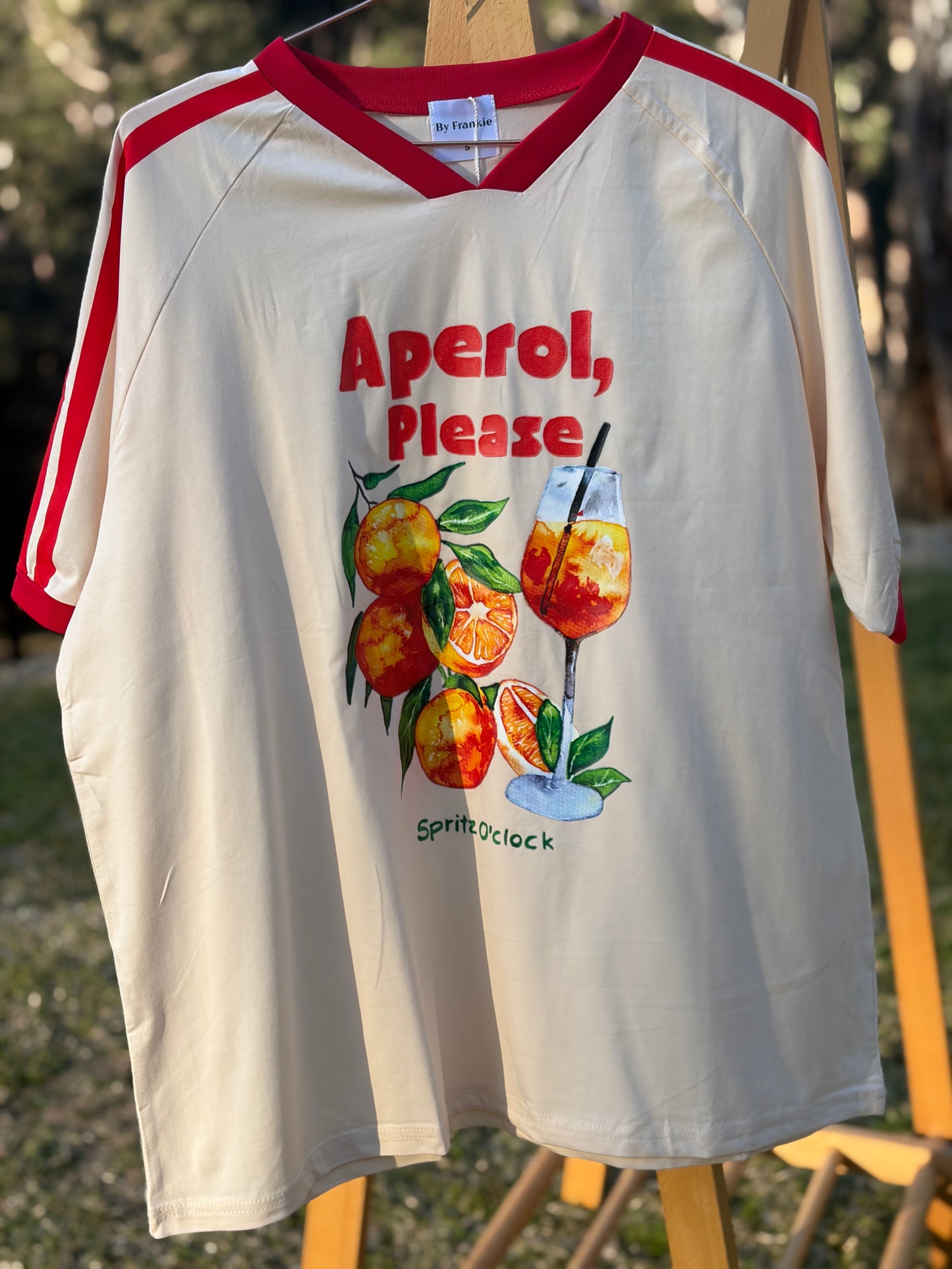 Aperol Spritz Tee in Cream