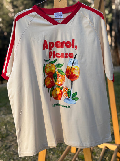 Aperol Spritz Tee in Cream