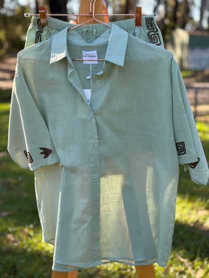 Sage Gypsy short set