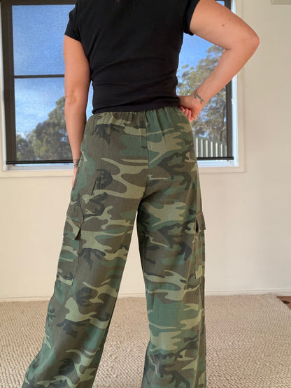 By Frankie Camo Cargo Pants