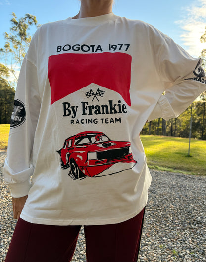 Bogotá 1977 Racing Tee White