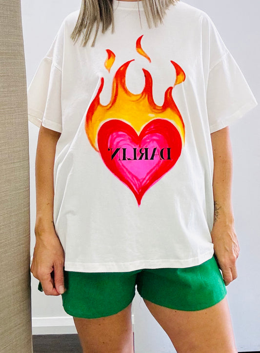 Darlin fire tee