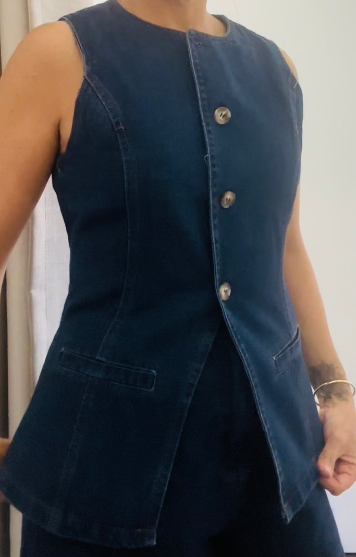 Elly Denim Vest