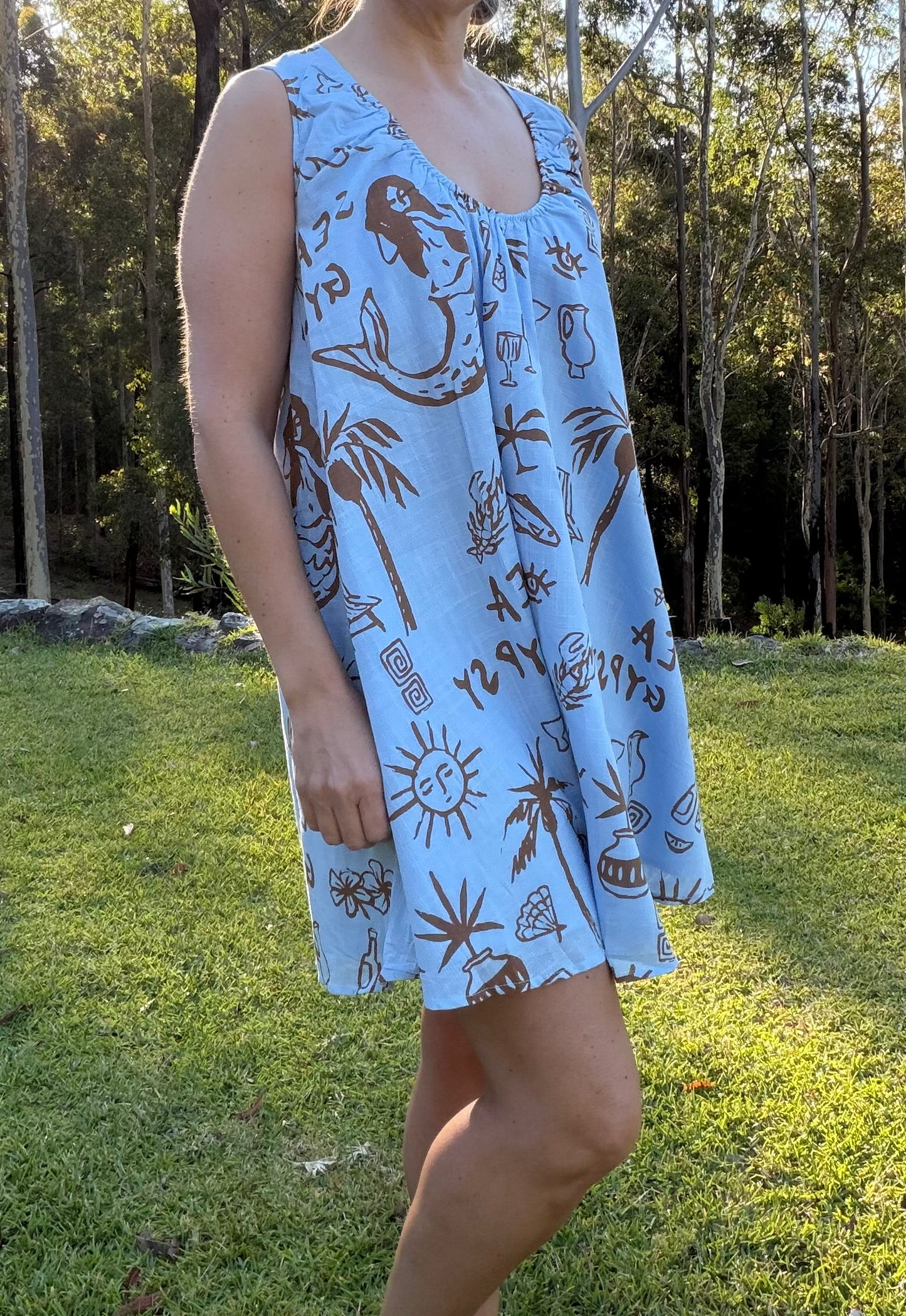 Sea Gypsy Dress in Blue