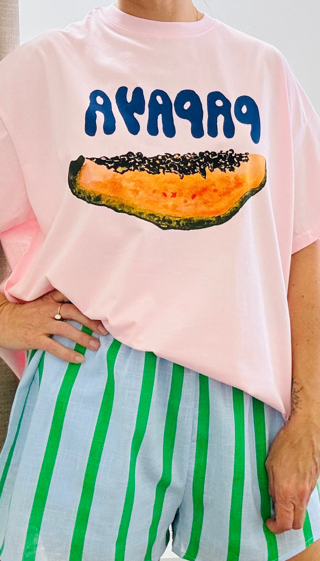 Papaya tee