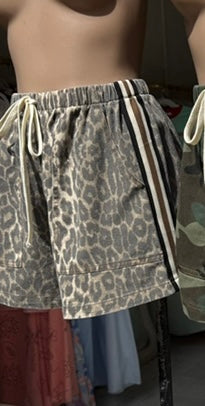 Leopard Print Shorts