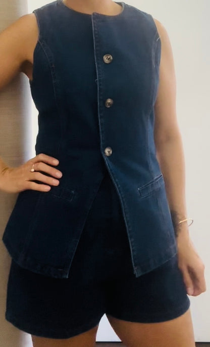 Elly Denim Vest