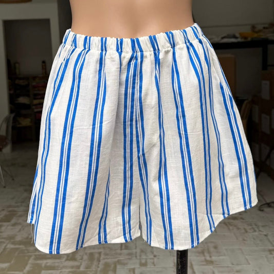 Blue Stripe Short