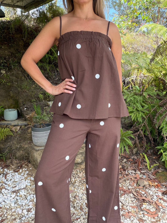 The Luna Set in Chocolate