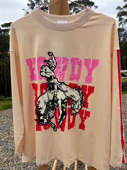 Howdy Long Sleeve Tee