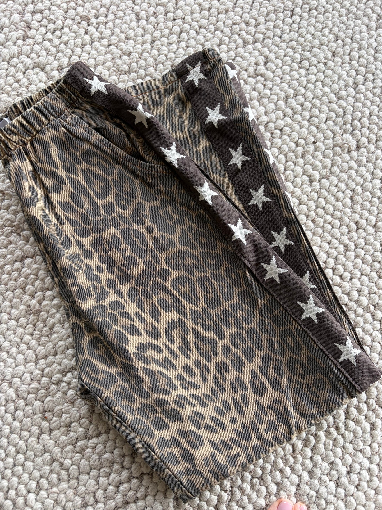 Leopard Dark Star Racer Pants