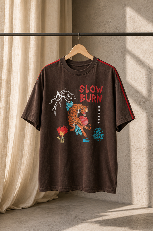 Slow Burn Tee Chocolate